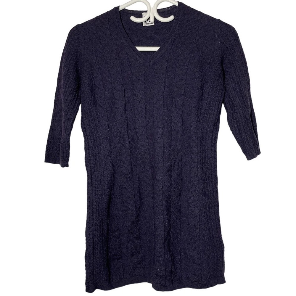 MISSONI Knitted Half Sleeve Wool Sweater size 48